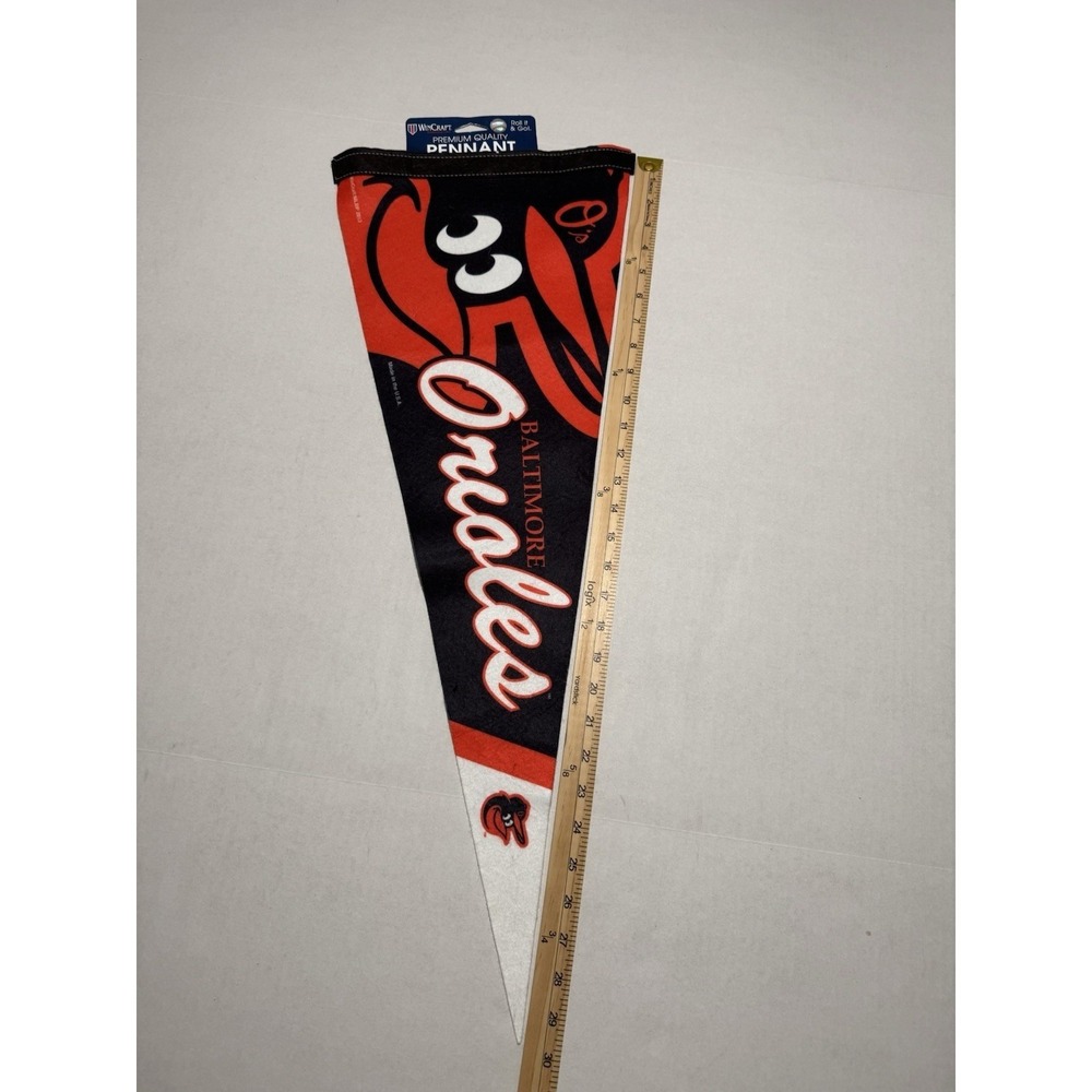 WinCraft‎ Brand MLB Baltimore Orioles Pennant Flag, NWT #T144 - Picture 3 of 6